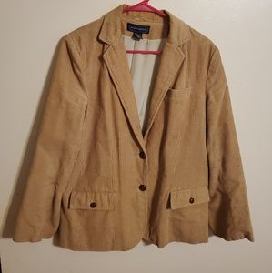 Vintage Tan Corduroy Blazer